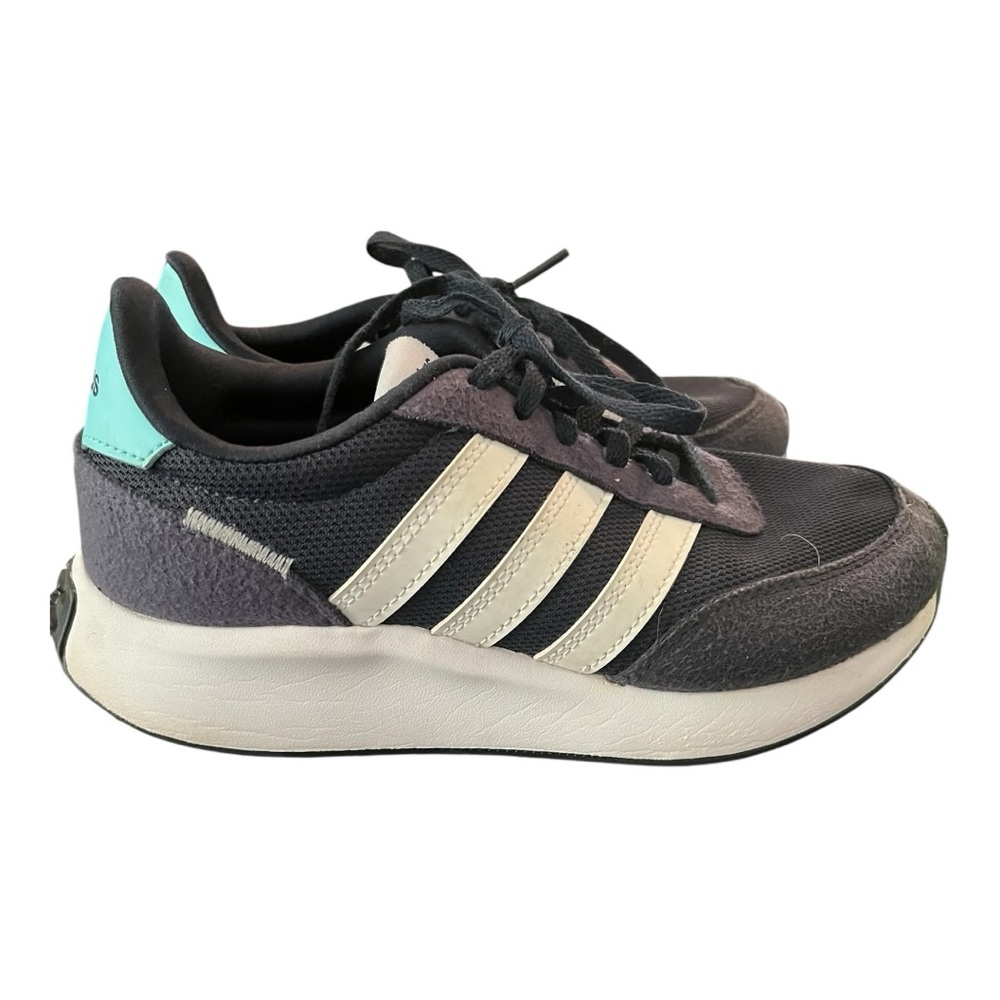 Adidas Run 70s Sneakers Kids‎ Size 2.5Y Legend Ink Navy White IG4905